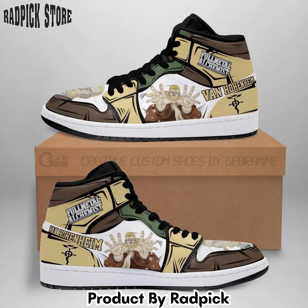 Van hohenheim air jordan high top sneakers anime k77  rp0354797